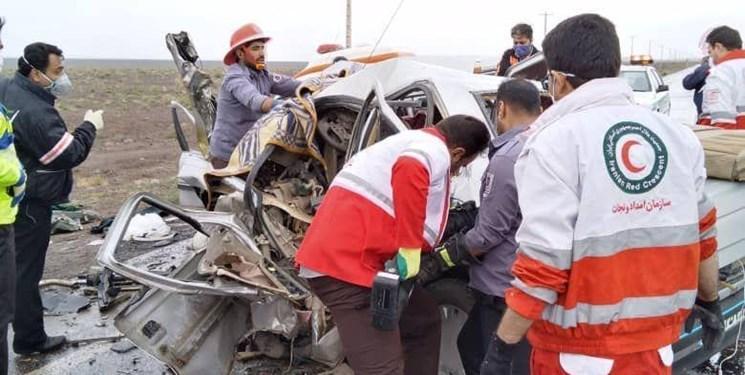 5 کشته و مصدوم در تصادف جاده ای در ارومیه