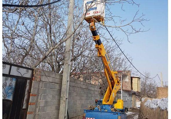 اصلاح شبکه ی فشار ضعیف برق در روستای بایرام اسکو اصلاح شبکه ی فشار ضعیف برق در روستای بایرام اسکو