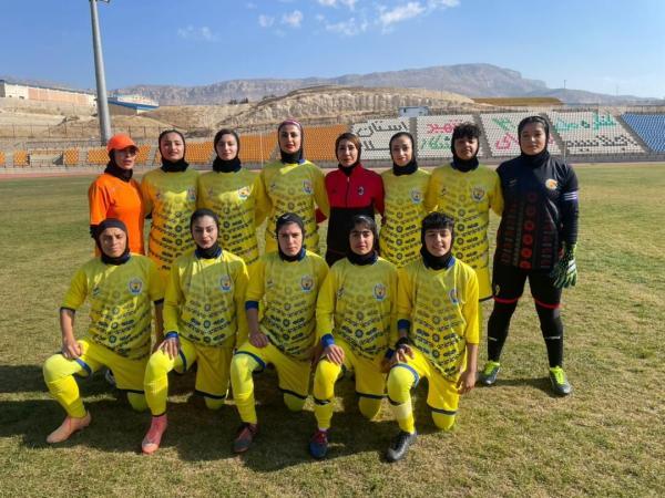 تیم فوتبال پالایش گاز بانوان ایلام با مهمان خود مساوی کرد