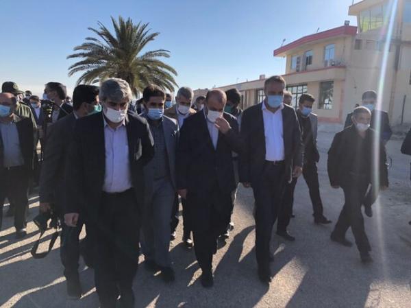 ورود وزیر راه به جهرم، فرودگاه جهرم بین المللی شد
