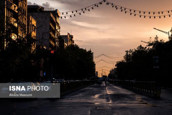 کاهش دمای تهران، وقوع رگبار و رعد و برق